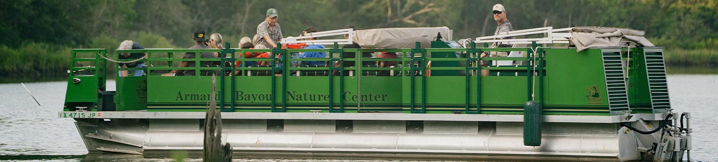 armand bayou nature center boat tour in Pasadena, TX